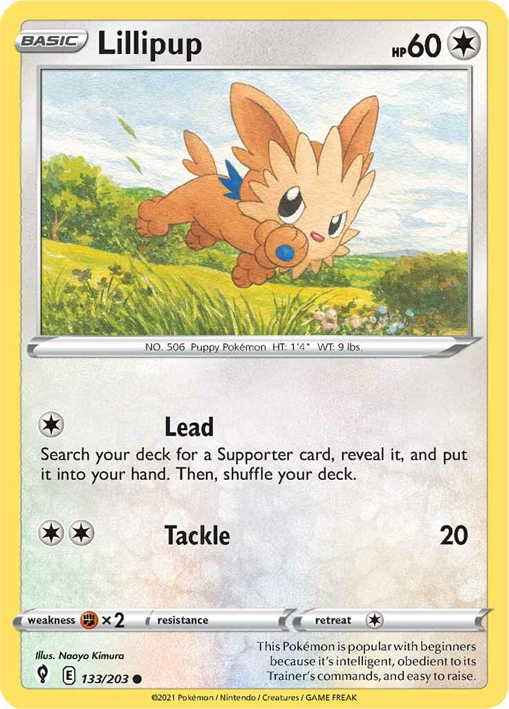 Lillipup (133/203) [Sword & Shield: Evolving Skies] | Rock City Comics