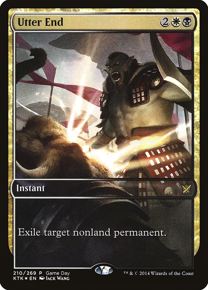 Utter End (Game Day) (Full Art) [Khans of Tarkir Promos] | Rock City Comics
