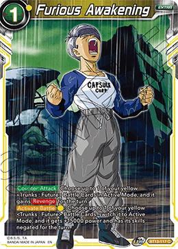 Furious Awakening (Common) (BT13-117) [Supreme Rivalry] | Rock City Comics