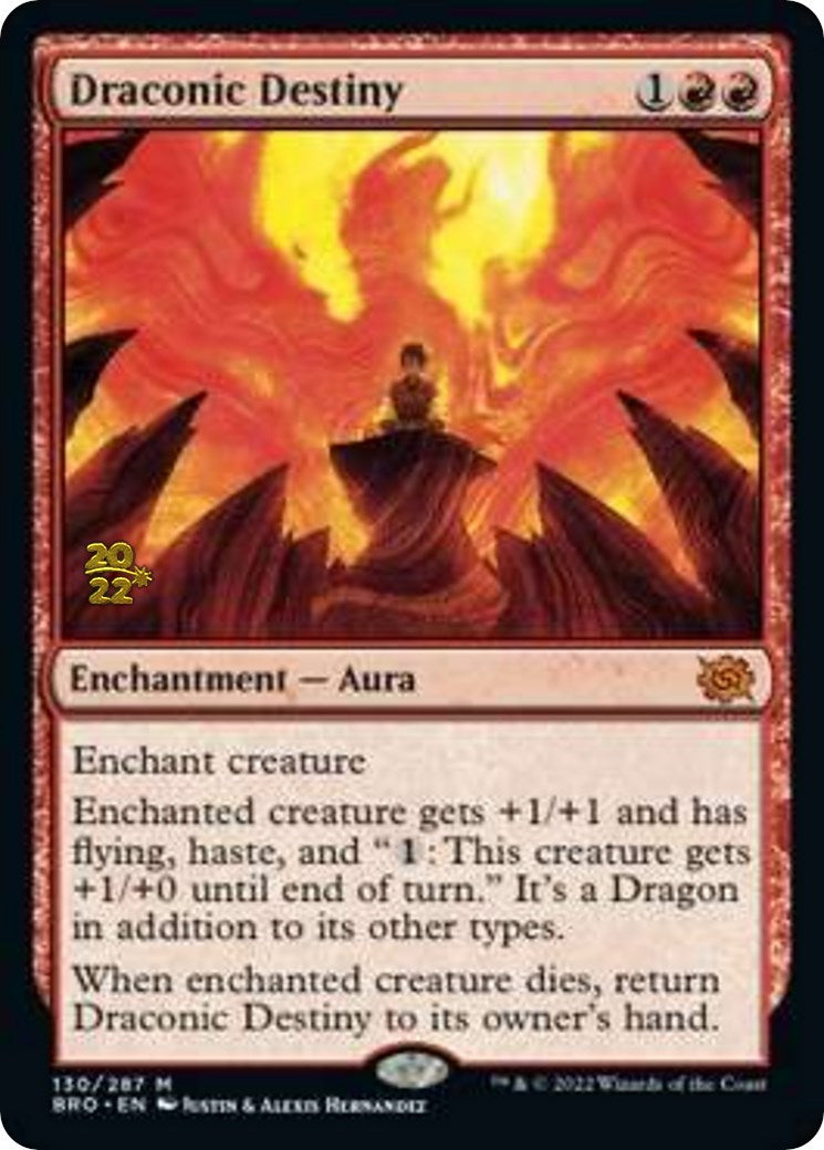 Draconic Destiny [The Brothers' War Prerelease Promos] | Rock City Comics