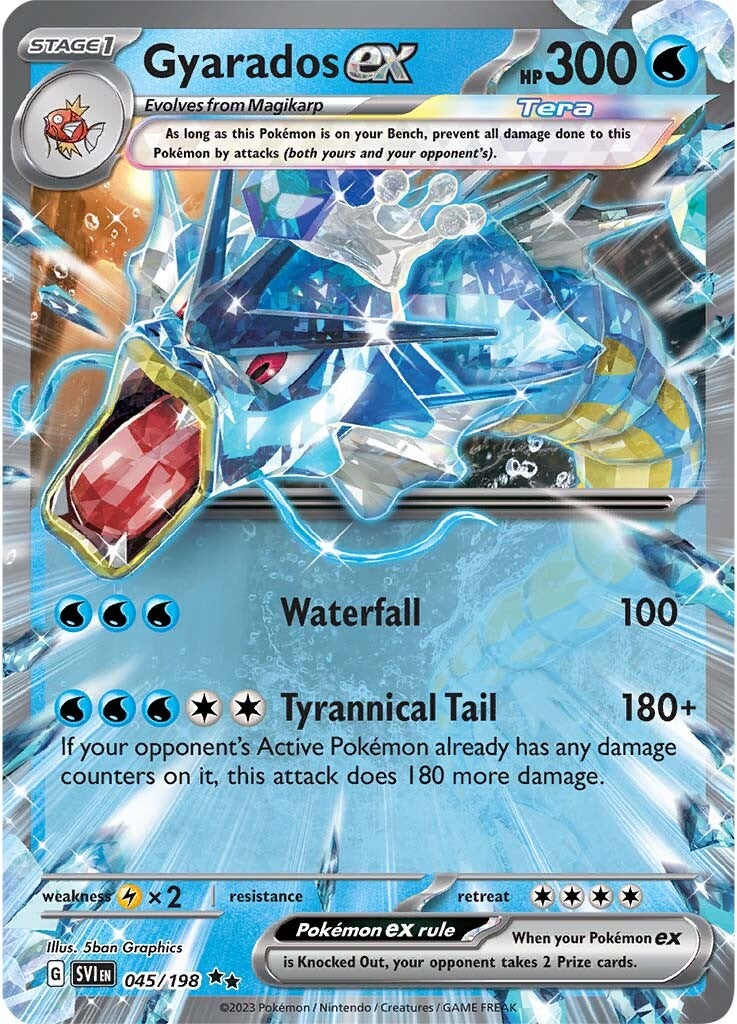 Gyarados ex (045/198) [Scarlet & Violet: Base Set] | Rock City Comics