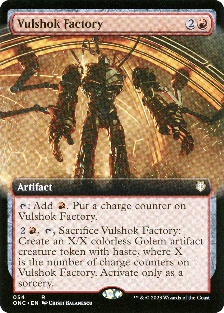 Vulshok Factory (Extended Art) [Phyrexia: All Will Be One Commander] | Rock City Comics