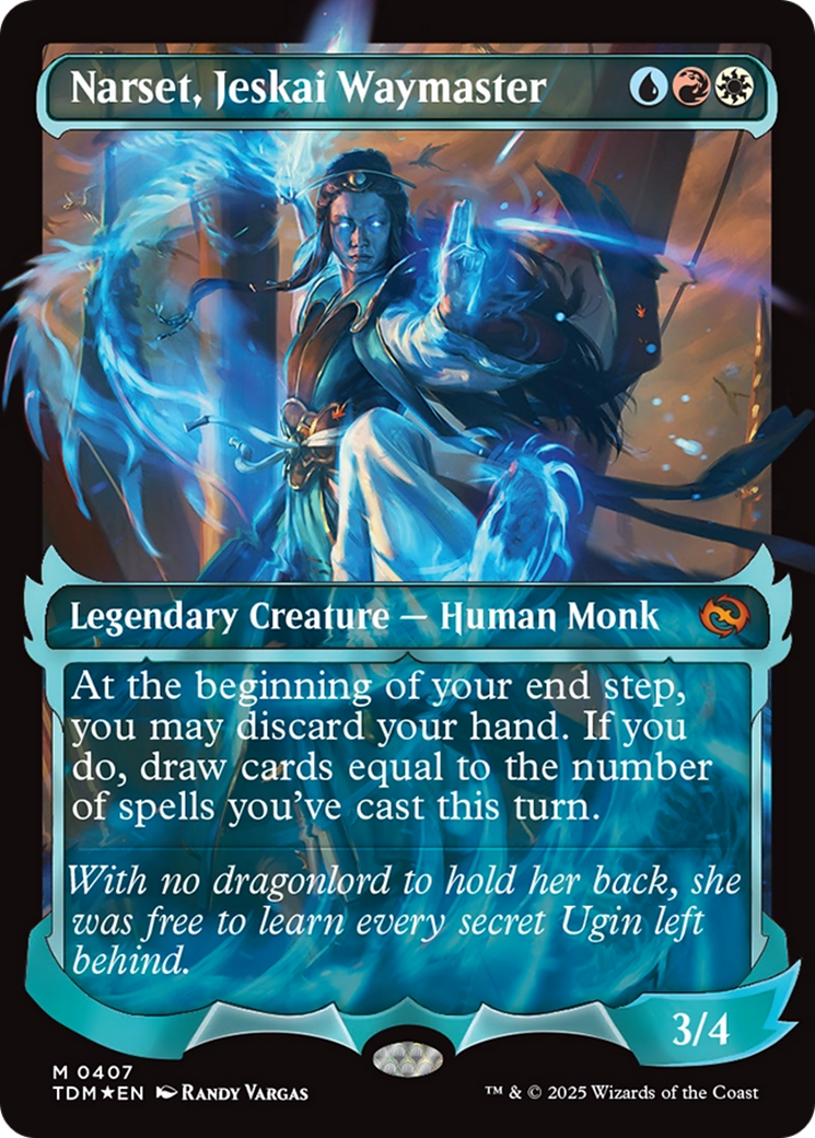 Narset, Jeskai Waymaster (Showcase) [Tarkir: Dragonstorm] | Rock City Comics