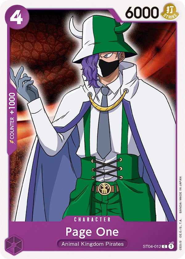 Page One [Starter Deck: Animal Kingdom Pirates] | Rock City Comics