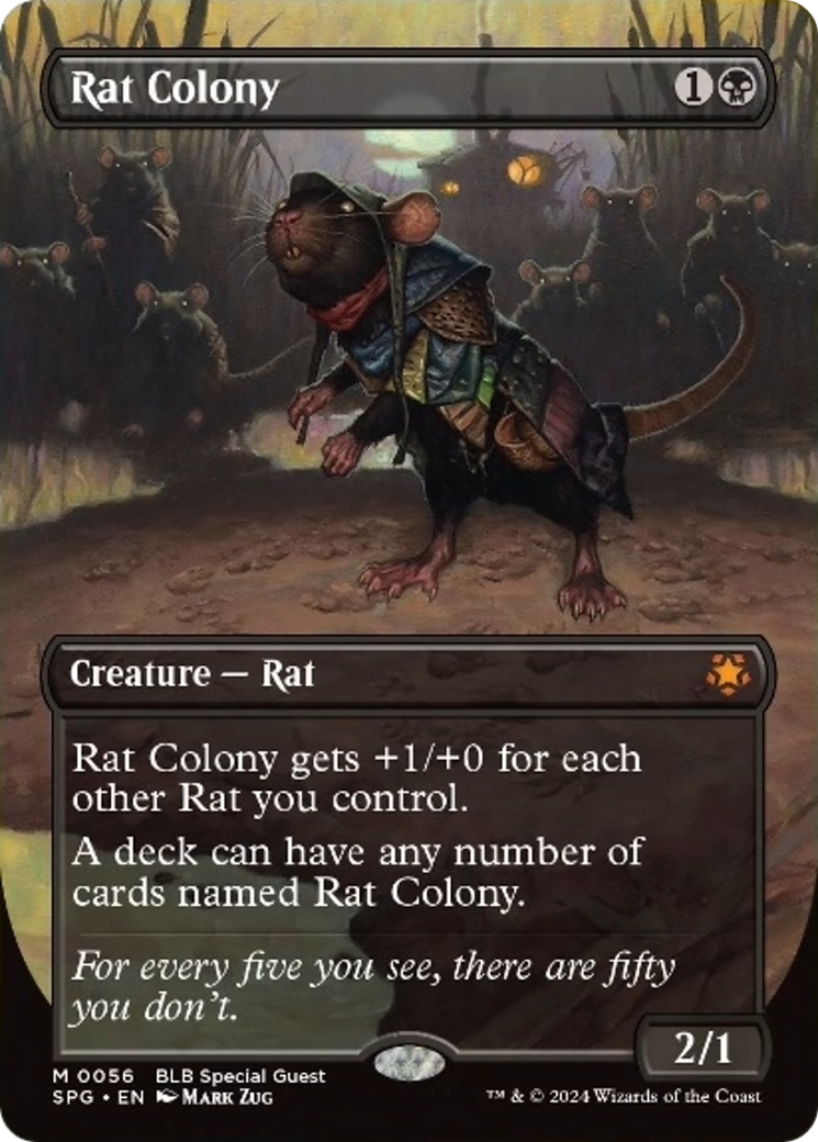 Rat Colony (Borderless) [Bloomburrow Special Guests] | Rock City Comics