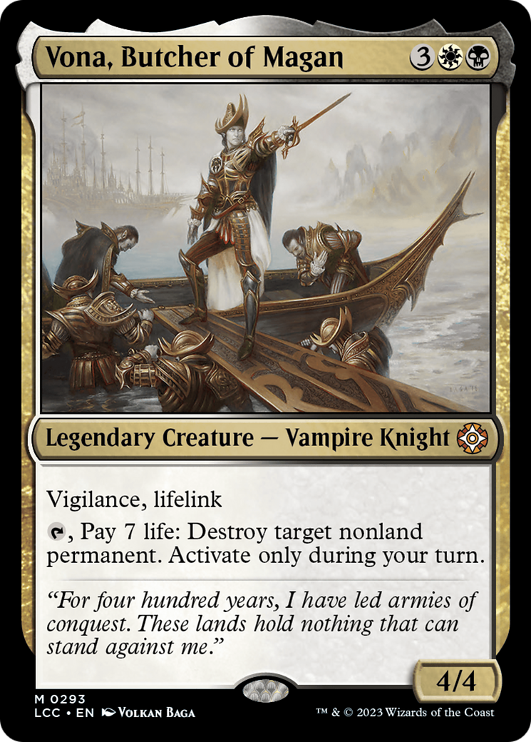 Vona, Butcher of Magan [The Lost Caverns of Ixalan Commander] | Rock City Comics