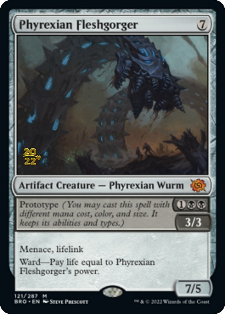 Phyrexian Fleshgorger [The Brothers' War Prerelease Promos] | Rock City Comics