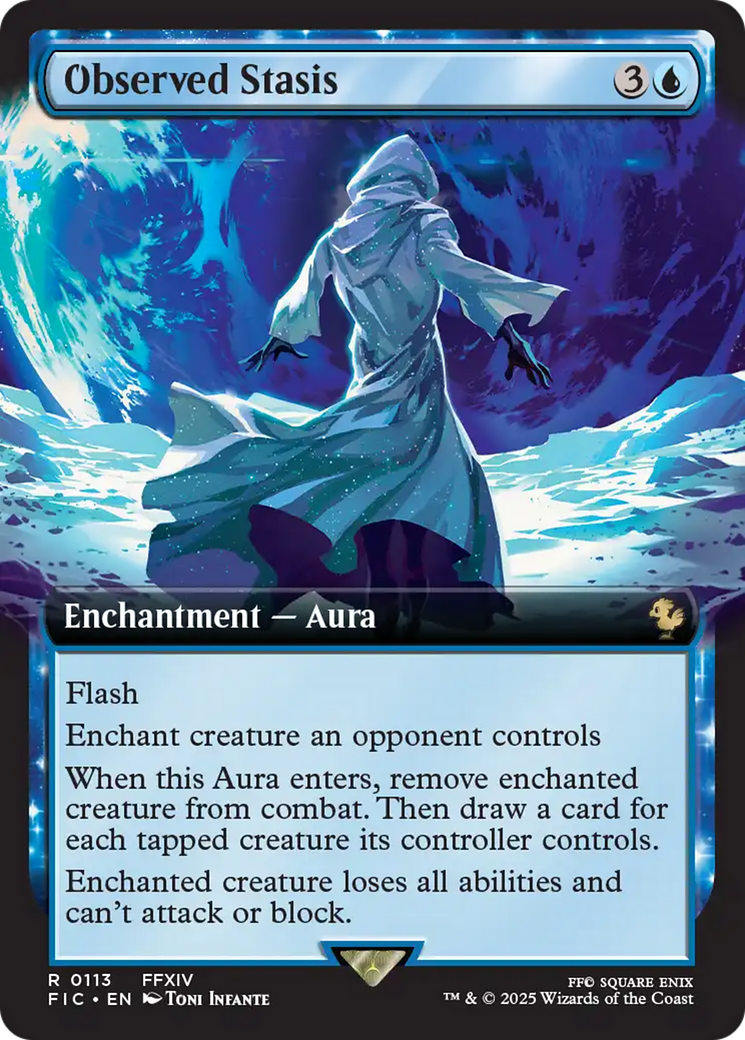 Observed Stasis (Extended Art) [FINAL FANTASY Commander] | Rock City Comics