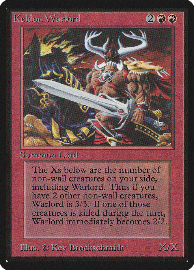 Keldon Warlord [Beta Edition] | Rock City Comics