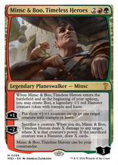 Minsc & Boo, Timeless Heroes (White Border) [Mystery Booster 2] | Rock City Comics