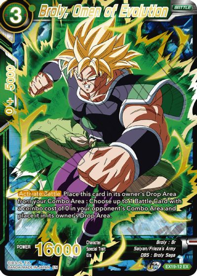 Broly, Omen of Evolution (EX19-12) [Special Anniversary Set 2021] | Rock City Comics