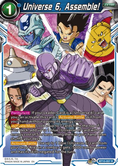 Universe 6, Assemble! (BT15-057) [Saiyan Showdown] | Rock City Comics