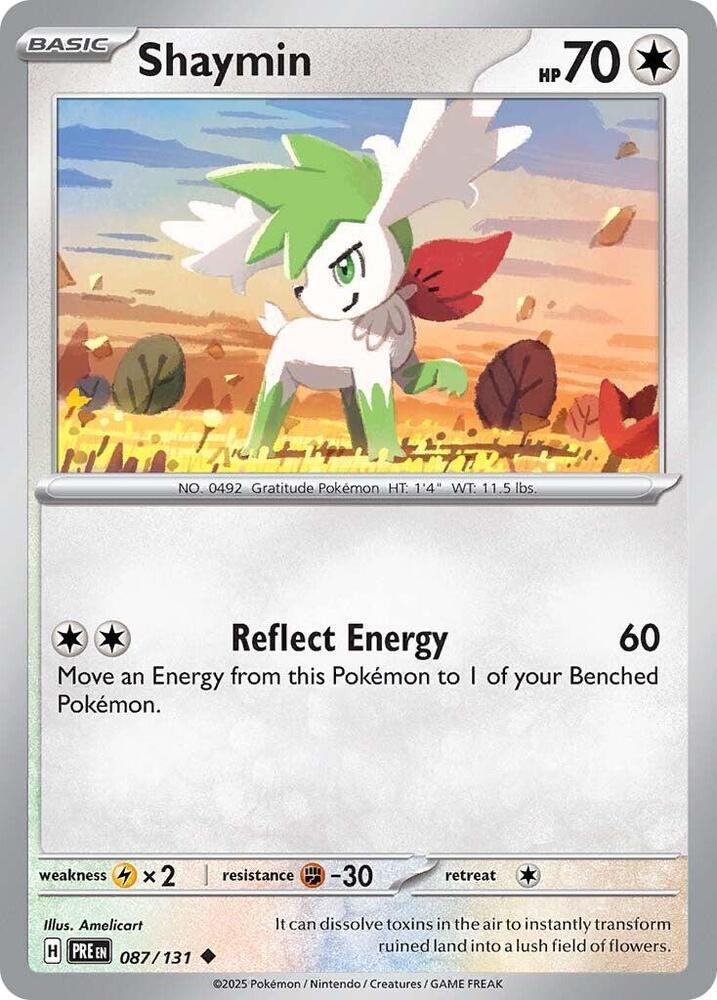 Shaymin (087/131) [Scarlet & Violet: Prismatic Evolutions] | Rock City Comics
