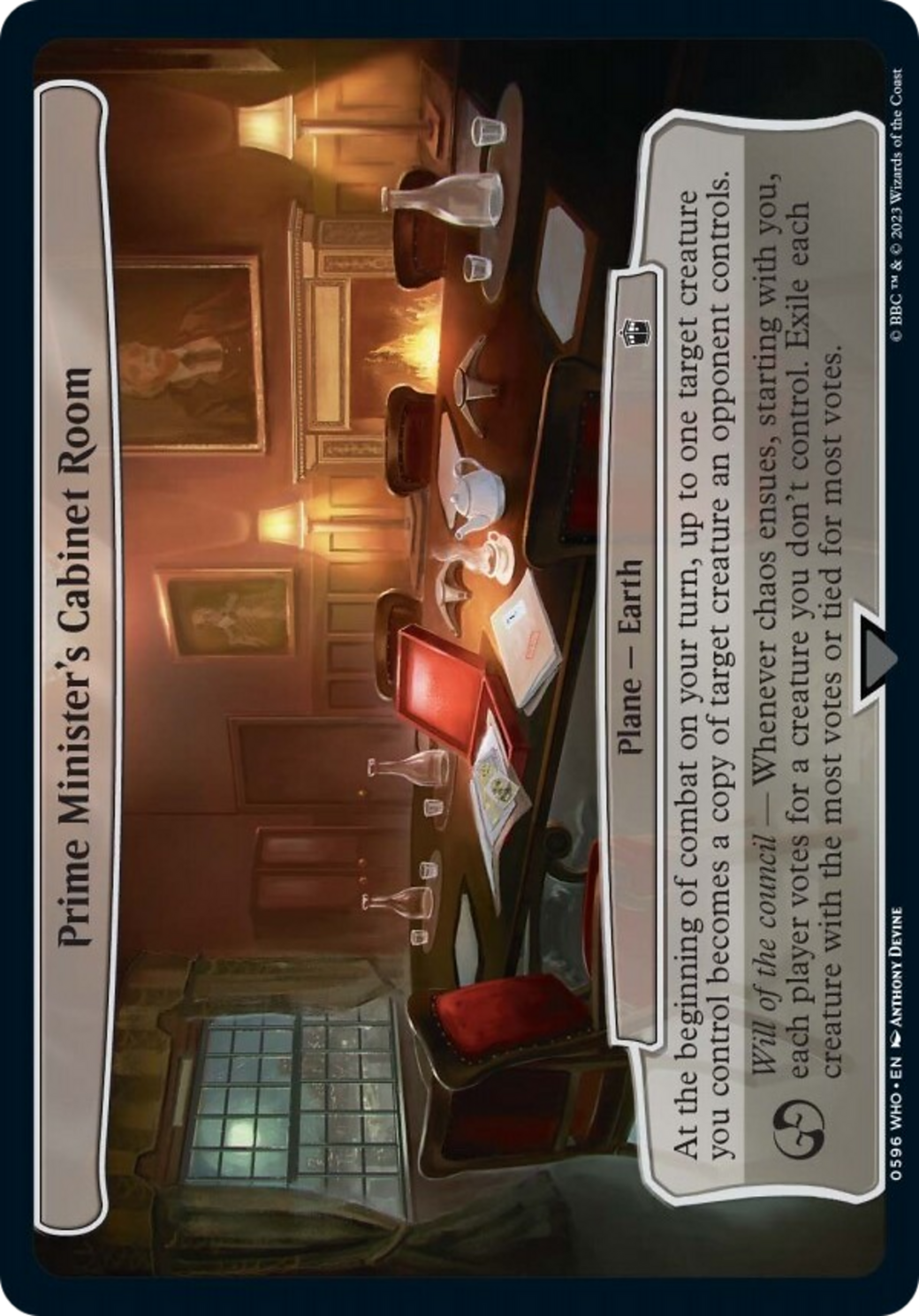Prime Minister's Cabinet Room [Doctor Who] | Rock City Comics