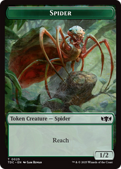 Spider // Bird Double-Sided Token [Tarkir: Dragonstorm Commander Tokens] | Rock City Comics