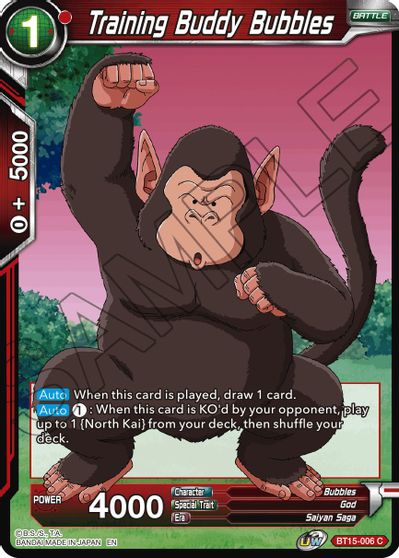 Training Buddy Bubbles (BT15-006) [Saiyan Showdown] | Rock City Comics