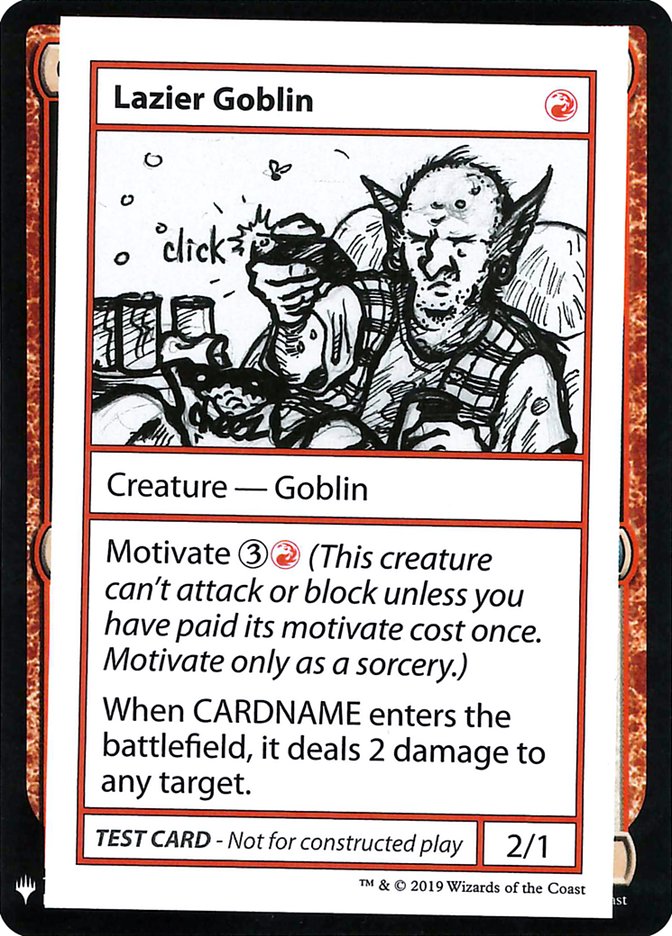 Lazier Goblin [Mystery Booster Playtest Cards] | Rock City Comics