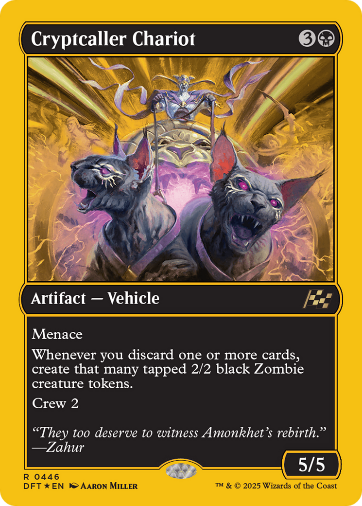 Cryptcaller Chariot (First-Place Foil) [Aetherdrift] | Rock City Comics