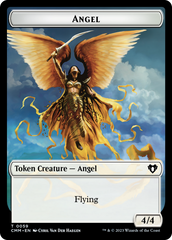 Copy (54) // Angel Double-Sided Token [Commander Masters Tokens] | Rock City Comics