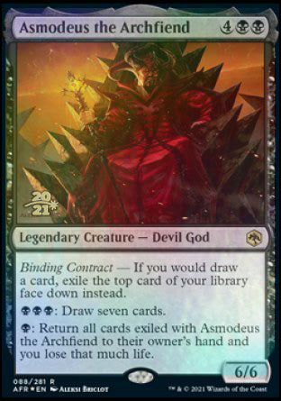 Asmodeus the Archfiend [Dungeons & Dragons: Adventures in the Forgotten Realms Prerelease Promos] | Rock City Comics