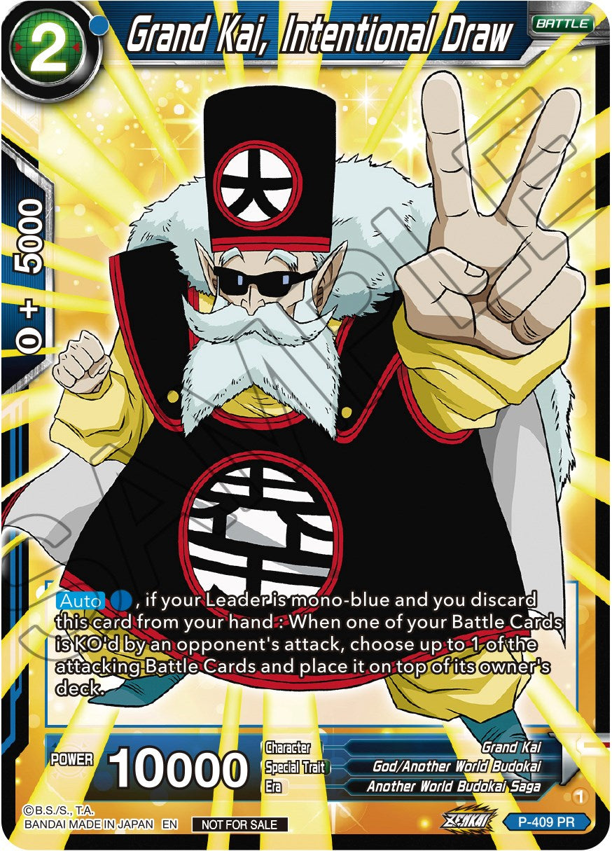 Grand Kai, Intentional Law (Zenkai Series Tournament Pack Vol.1) (P-409) [Tournament Promotion Cards] | Rock City Comics