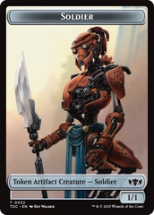 Solider (0032) // Copy Double-Sided Token [Tarkir: Dragonstorm Commander Tokens] | Rock City Comics