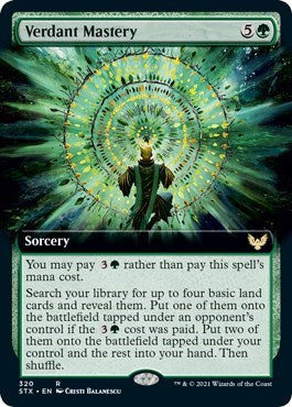 Verdant Mastery (Extended Art) [Strixhaven: School of Mages] | Rock City Comics
