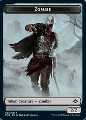Treasure (21) // Zombie Double-Sided Token [Modern Horizons 2 Tokens] | Rock City Comics