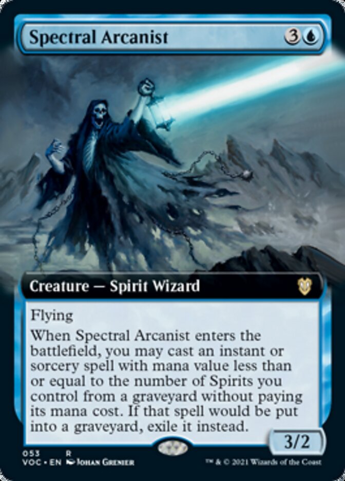 Spectral Arcanist (Extended Art) [Innistrad: Crimson Vow Commander] | Rock City Comics