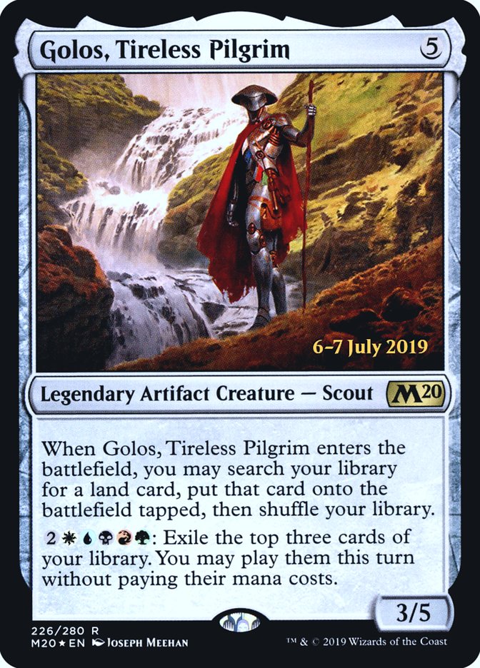Golos, Tireless Pilgrim [Core Set 2020 Prerelease Promos] | Rock City Comics