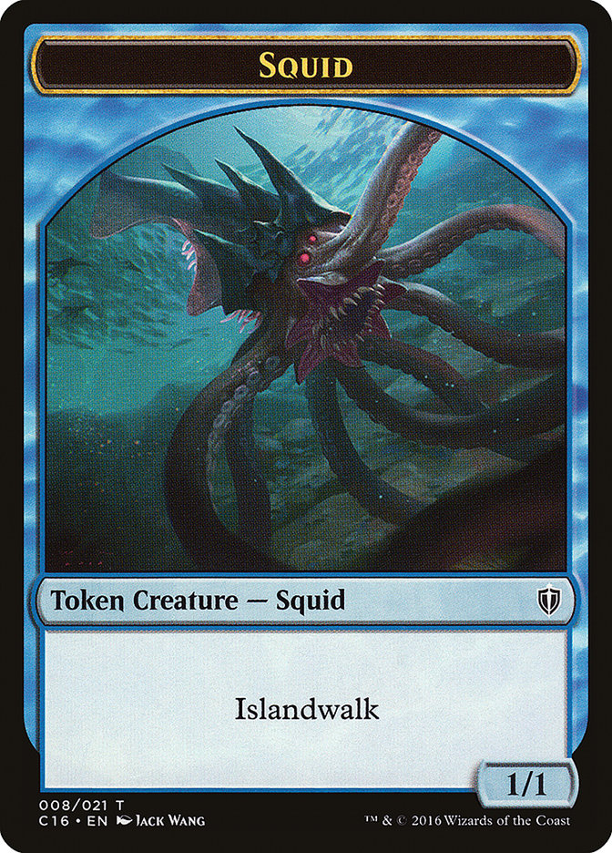 Squid Token [Commander 2016 Tokens] | Rock City Comics