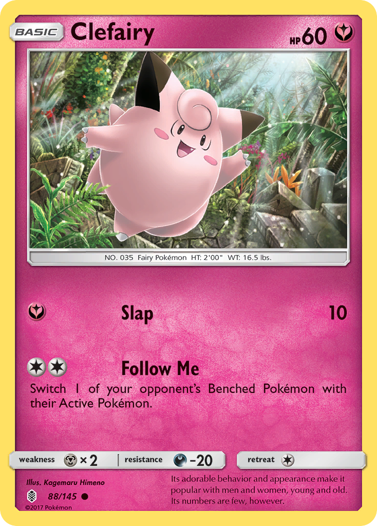 Clefairy (88/145) [Sun & Moon: Guardians Rising] | Rock City Comics