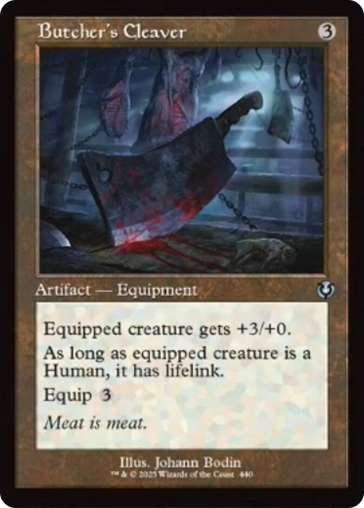 Butcher's Cleaver (Retro Frame) [Innistrad Remastered] | Rock City Comics
