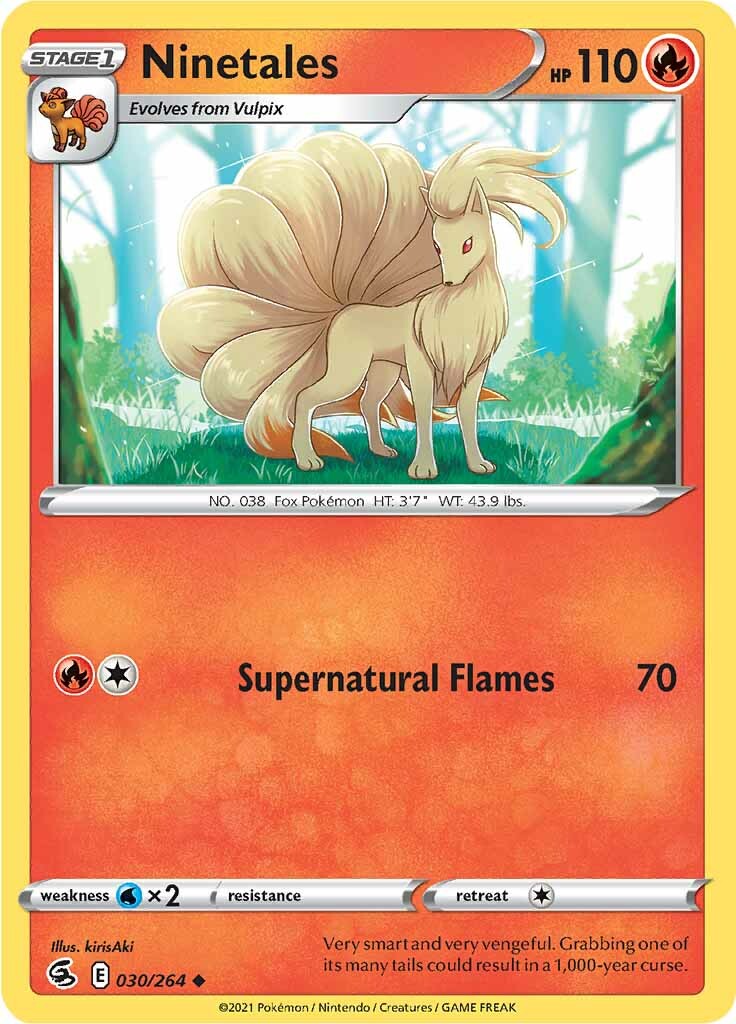 Ninetales (030/264) [Sword & Shield: Fusion Strike] | Rock City Comics