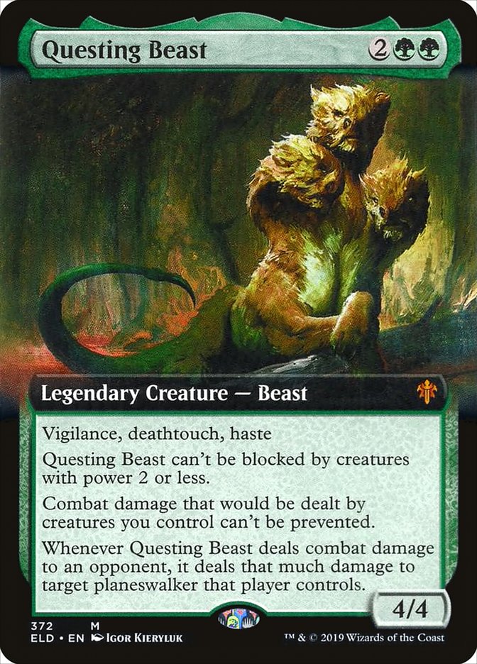 Questing Beast (Extended Art) [Throne of Eldraine] | Rock City Comics