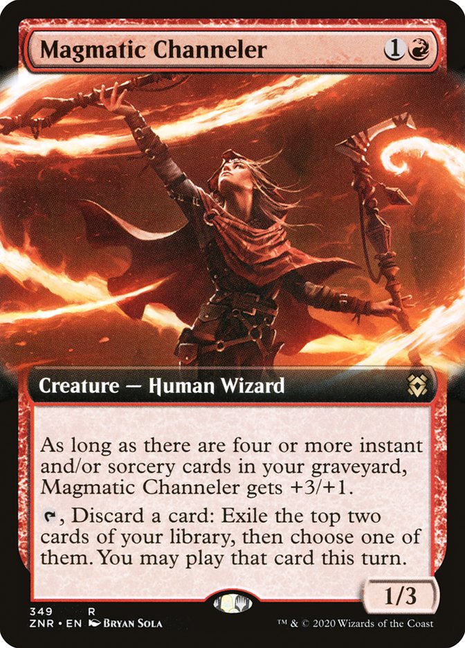 Magmatic Channeler (Extended Art) [Zendikar Rising] | Rock City Comics