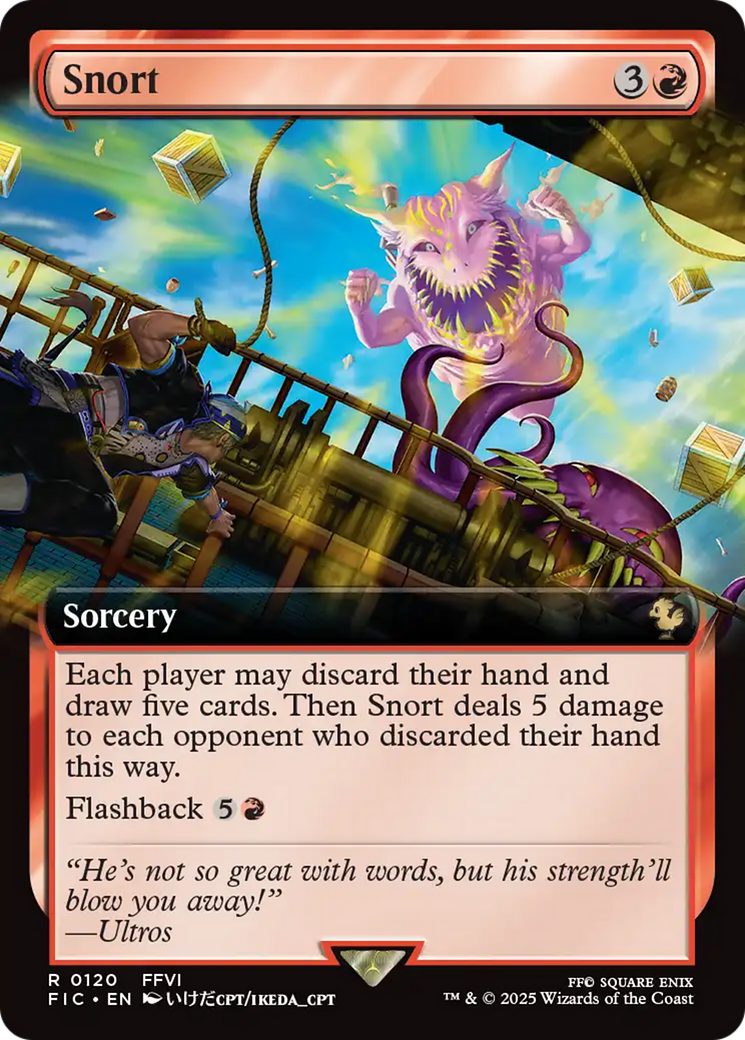 Snort (Extended Art) [FINAL FANTASY Commander] | Rock City Comics
