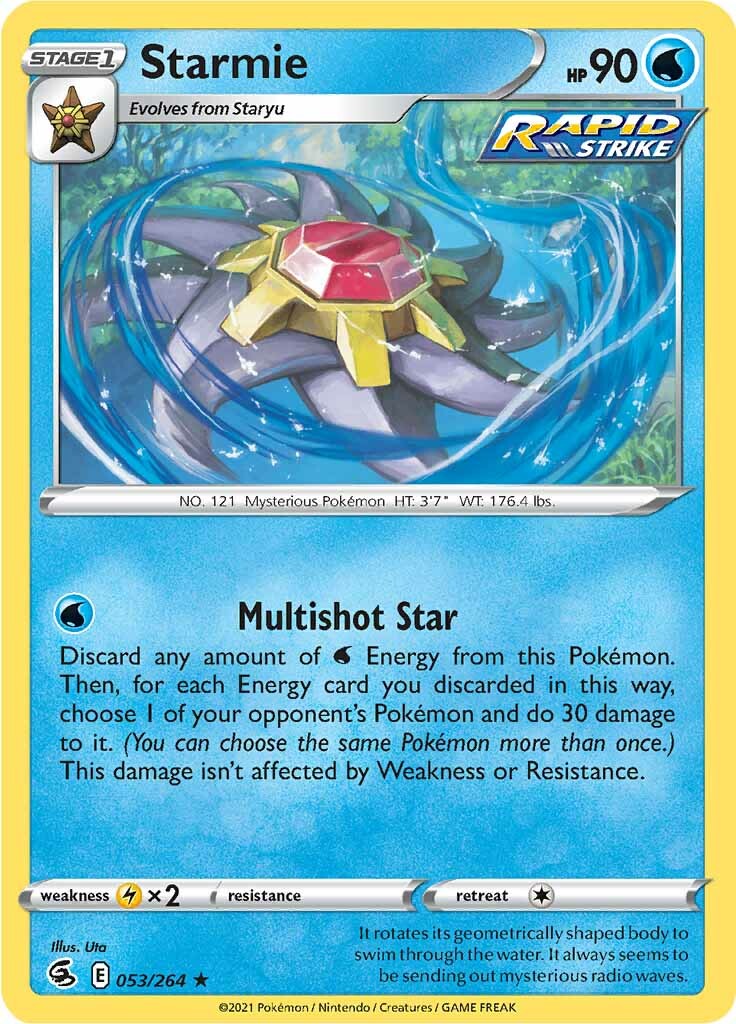 Starmie (053/264) [Sword & Shield: Fusion Strike] | Rock City Comics