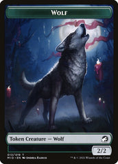 Wolf (013) // Clue (016) Double-Sided Token [Challenger Decks 2022 Tokens] | Rock City Comics