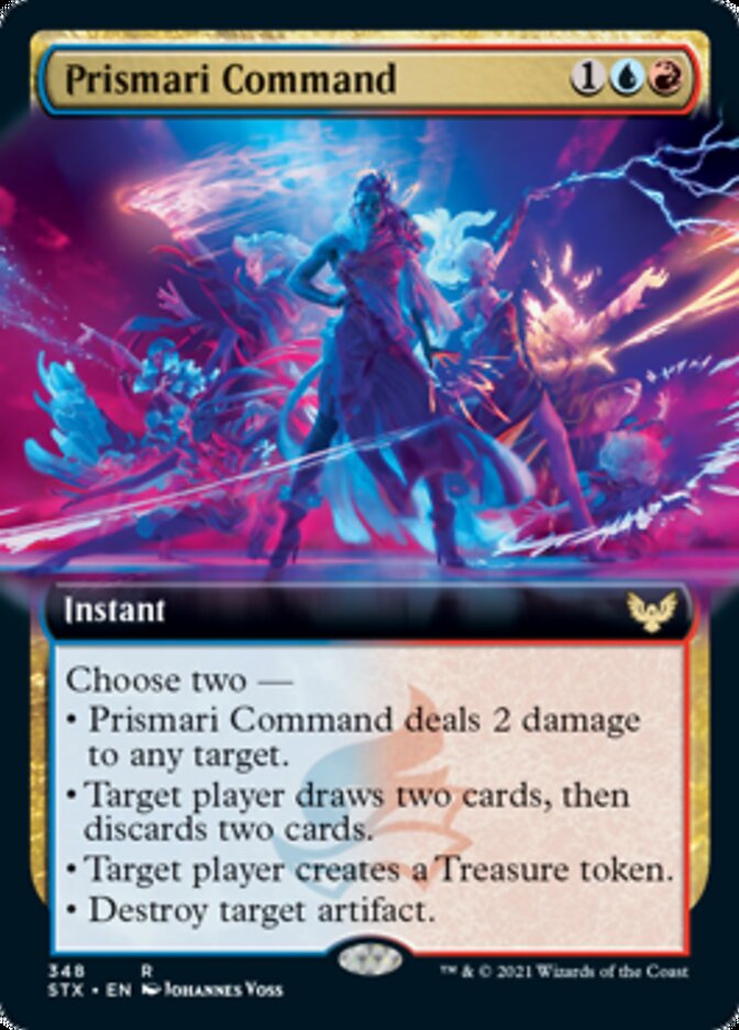 Prismari Command (Extended Art) [Strixhaven: School of Mages] | Rock City Comics