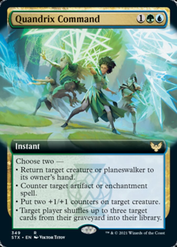 Quandrix Command (Extended Art) [Strixhaven: School of Mages] | Rock City Comics