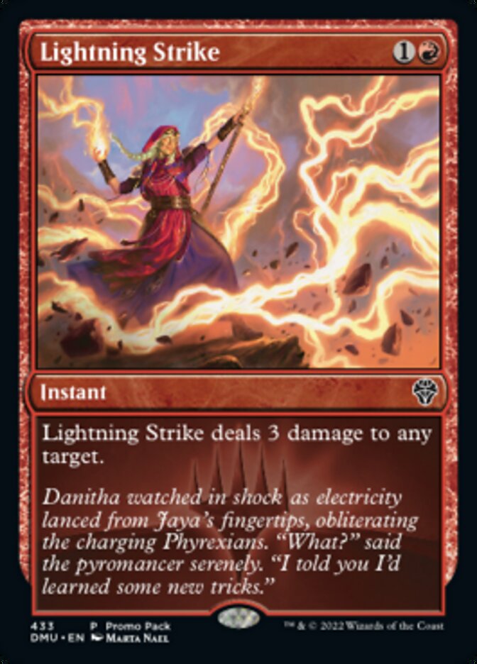 Lightning Strike (Promo Pack) [Dominaria United Promos] | Rock City Comics