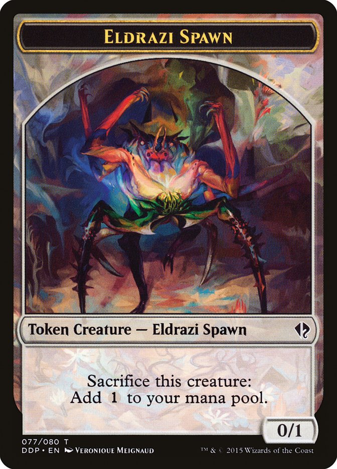 Eldrazi Spawn Token (077/080) [Duel Decks: Zendikar vs. Eldrazi] | Rock City Comics