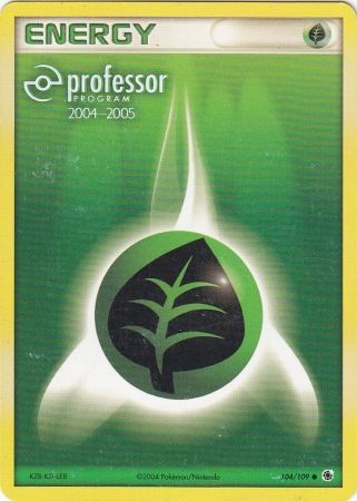 Grass Energy (104/109) (2004 2005) [Professor Program Promos] | Rock City Comics