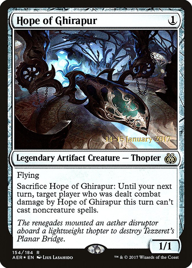 Hope of Ghirapur [Aether Revolt Prerelease Promos] | Rock City Comics