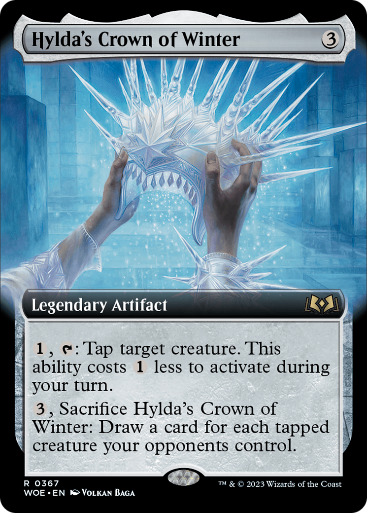 Hylda's Crown of Winter (Extended Art) [Wilds of Eldraine] | Rock City Comics