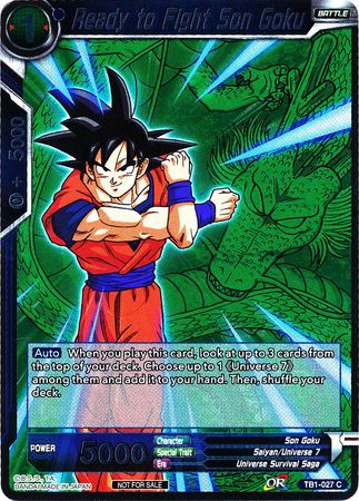 Ready to Fight Son Goku (Event Pack 2 - 2018) (TB1-027) [Promotion Cards] | Rock City Comics