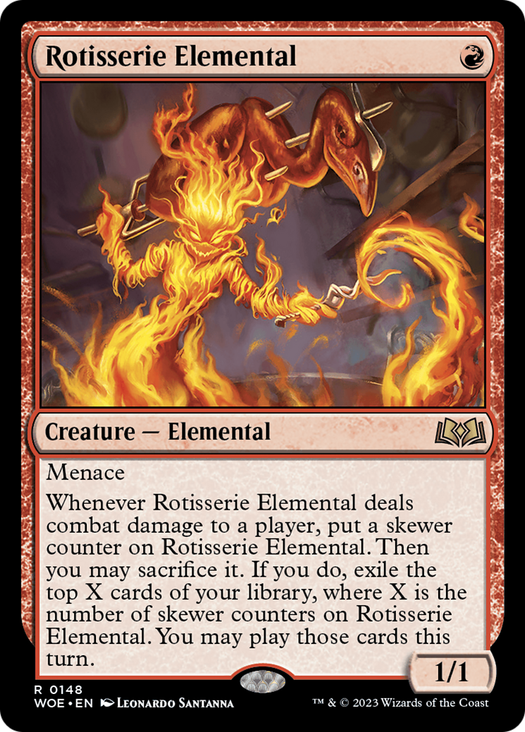 Rotisserie Elemental [Wilds of Eldraine] | Rock City Comics