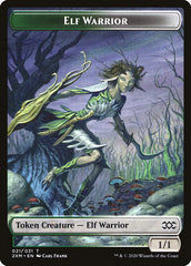 Copy // Elf Warrior Double-Sided Token [Double Masters Tokens] | Rock City Comics