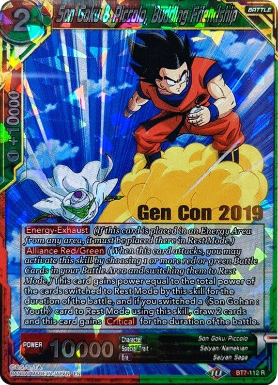 Son Goku & Piccolo, Budding Friendship (Gen Con 2019) (BT7-112_PR) [Promotion Cards] | Rock City Comics